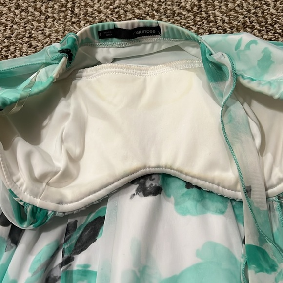 Maurice’s light green and white size small dress - Picture 4 of 6